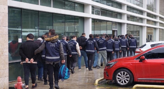 'Change' araç operasyonunda 9 kişi tutuklandı