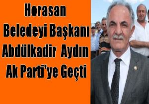 BAŞKAN AYDIN AK PARTİ'DE
