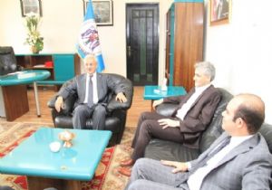 TERCAN KAYMAKAMINDAN BAŞKAN BAŞSOY'A ZİYARET