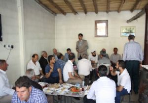 BAŞKAN ASYA MUHTARLARLA BİR ARAYA GELDİ