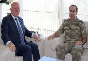 PAŞA'DAN BAŞKAN SEKMEN'E VEDA ZİYARETİ