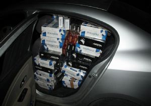 5 otodan 167 bin paket sigara çıktı