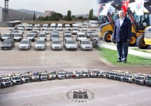 YENİMAHALLE'NİN HİZMET ARAÇLARINA YENİLERİ EKLENDİ