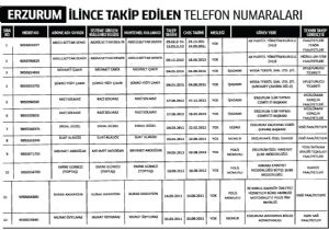 Erzurum'da şaşırtan isimler
