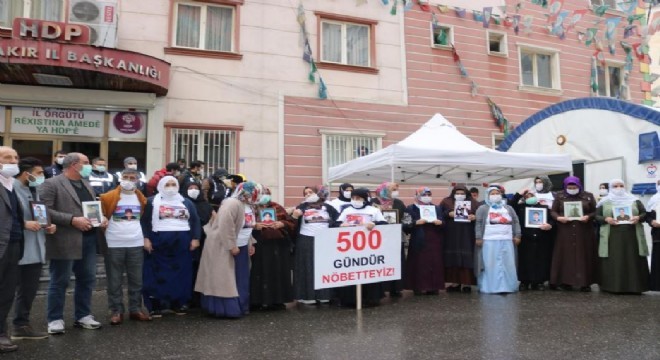 Ailelerin evlat nöbeti 500'üncü gününde