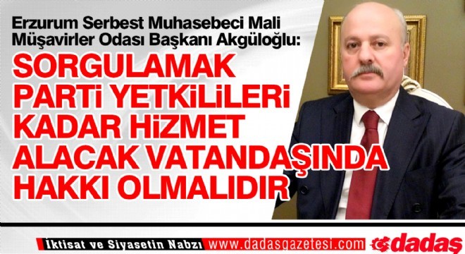 Akgüloğlu'nden yerel seçim açıklaması