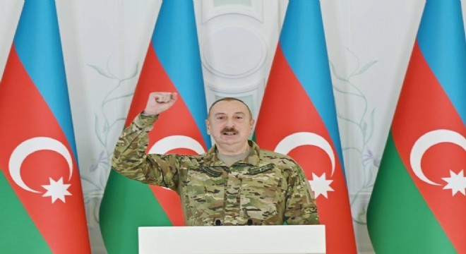 Aliyev: 'Bizi zafere götüren vatan sevgisiydi'