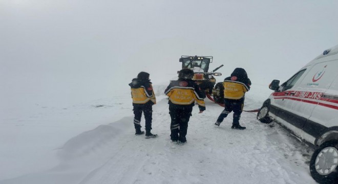 Ambulansların imdadına özel idare yetişti