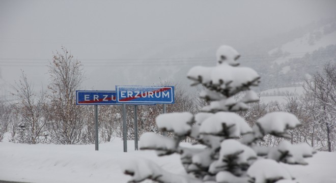 Aralık ayı Erzurum meteorolojik en'leri açıklandı