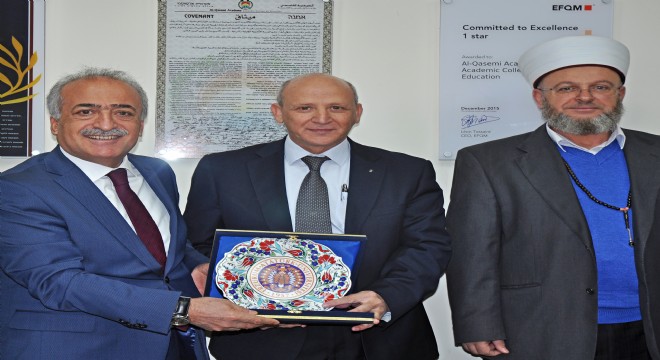 Atatürk Üniversitesi Rektörü Prof. Dr. Ömer Çomaklı Filistin'de