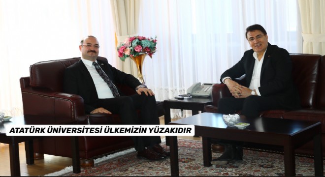 Aydemir'in Atatürk Üniversitesi Ziyareti