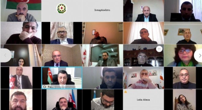 Azerbaycan'ın Ulusal Lideri Aliyev için online anma