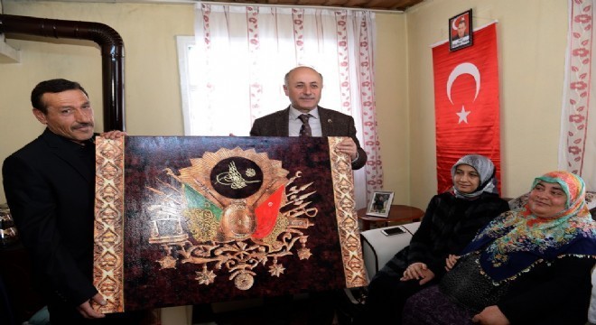 Azizoğlu'ndan Şehit Yaşar'a vefa