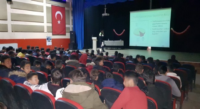 Aşkale MEM'den trafik eğitimi