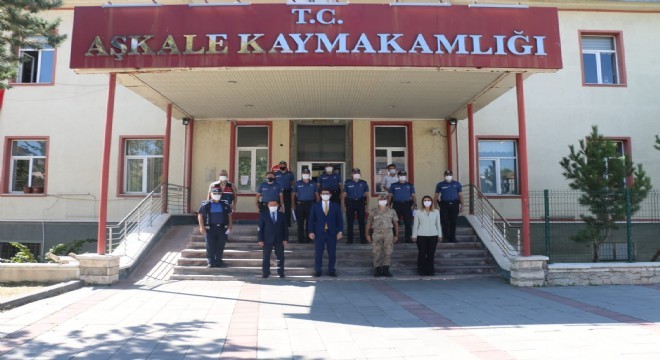 Aşkale'de Korona virüs denetimi