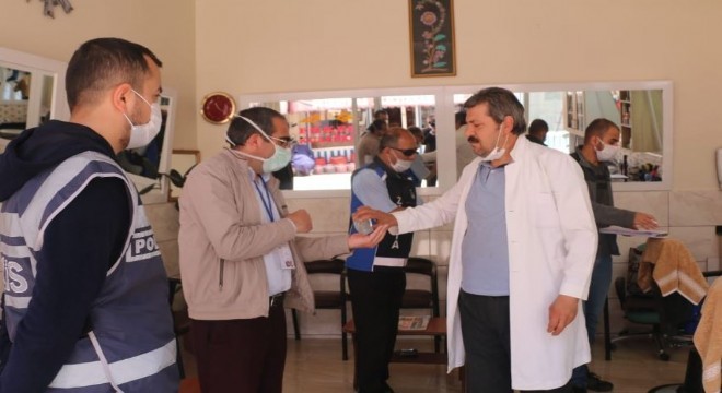 Aşkale'de berber ve güzellik merkezleri denetlendi