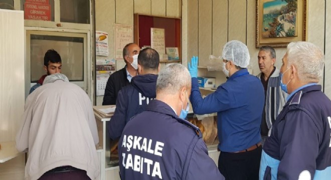 Aşkale'de fırınlara ramazan denetimi