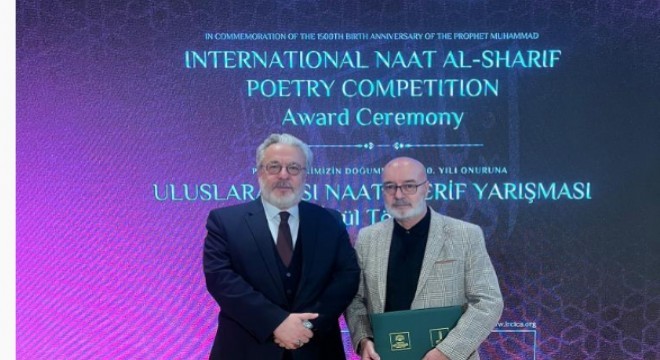 Bayar'a Uluslararası Naat-ı Şerif ödülü