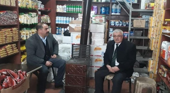 Başkan Dölekli'den esnaf buluşması