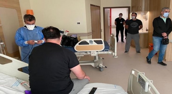 Bedir'den sağlıkçılara moral ziyareti