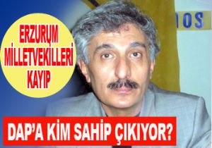 Erzurum'un Milletvekilleri yok mu?