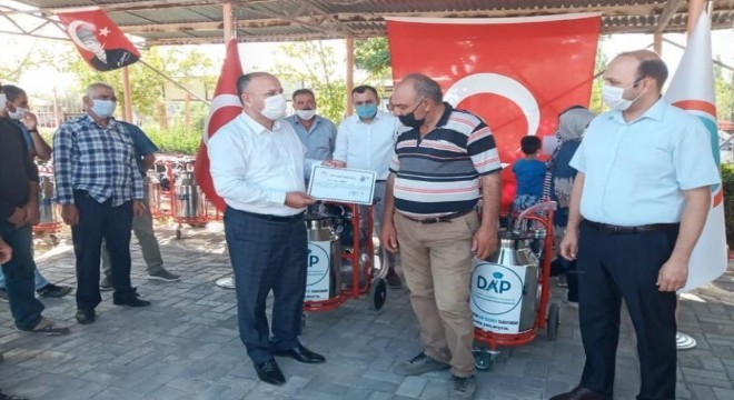 DAP'tan süt üreticilerine destek