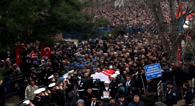 Dadaş Şehid Akyüz dualarla uğurlandı