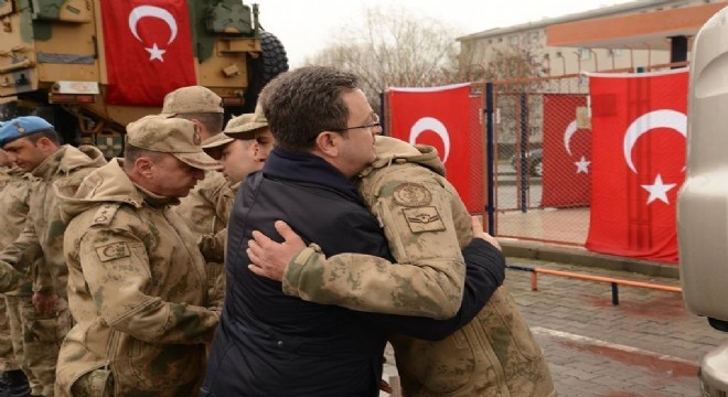 Dualarla Afrin'e uğurlandılar