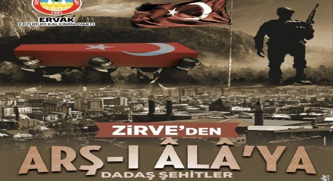 ER-VAK'dan şehitlere vefa