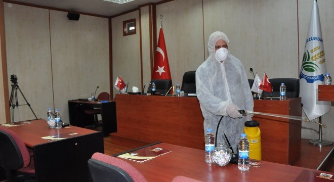 ETB'de Koronavirüs'e karşı tedbir amaçlı dezenfekte