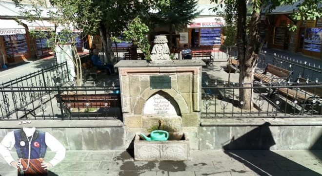 Erzurum'un tarihi çeşmeleri belgesel kayıtta