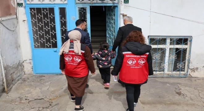 Erzurum'da Sosyal yardım ve dayanışma mesaisi