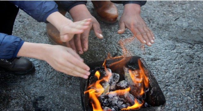 Erzurum'da hava sıcaklığı sıfırın altına düştü