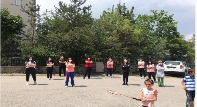 Erzurum'da ‘Kadına Spor' projesi uygulamada