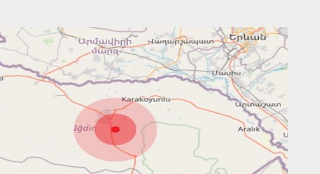 Iğdır'da deprem