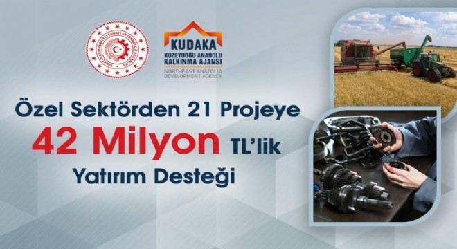KUDAKA'dan 21 projeye destek