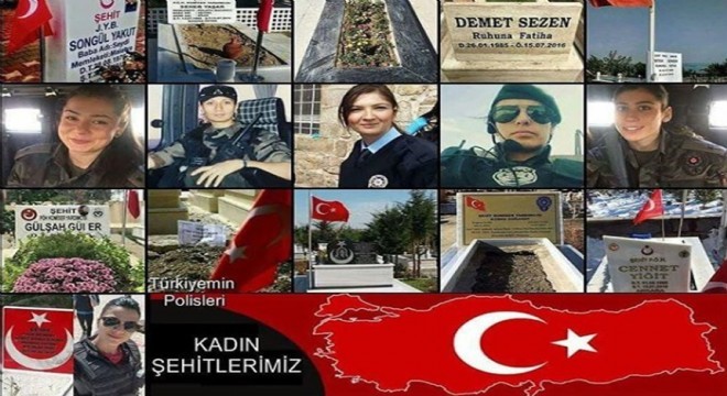 Kadın şehitler dualarla anıldı