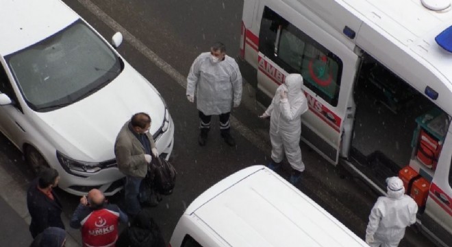 Kars'ta ortaya çıkan Çinli hareketli anlar yaşattı