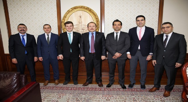 Kaymakamlardan Vali Pehlivan'a ziyaret