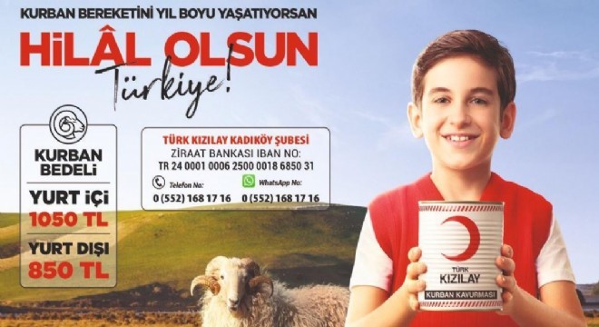 Kızılay'dan vekaletle kurban kampanyası