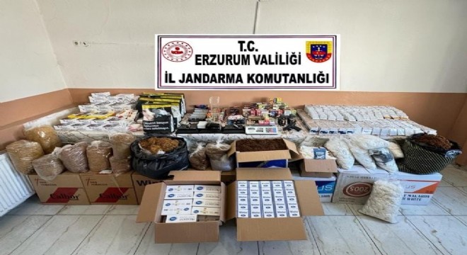 Oltu'da kaçakçılık operasyonu