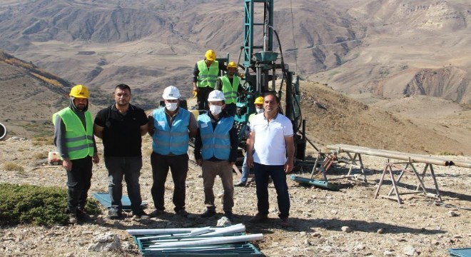 Pasinler'de mavi mermer rezervi bulundu