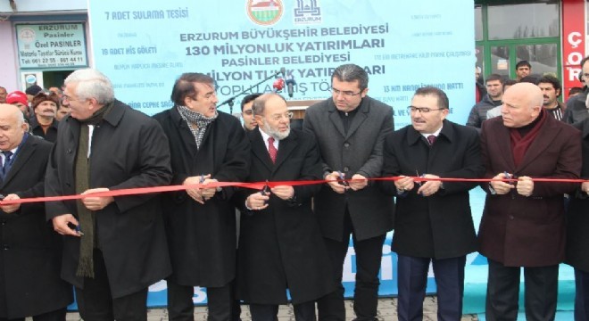 Pasinler'de toplu açılış töreni