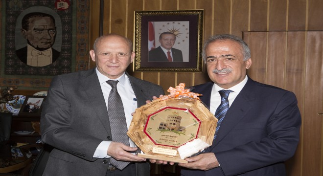 Prof. Bashar Saad'den Rektör Çomaklı'ya İade-i Ziyaret