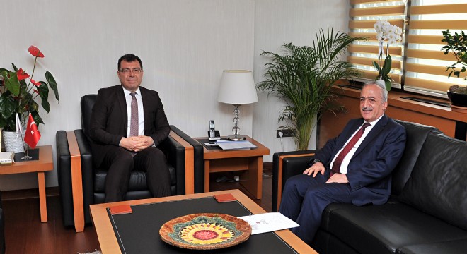 Rektör Çomaklı'dan TÜBİTAK Başkanı Prof. Dr. Hasan Mandal'a Hayırlı Olsun Ziyareti