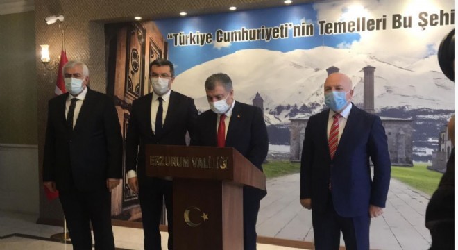 Sağlık Bakanı Koca Erzurum'da