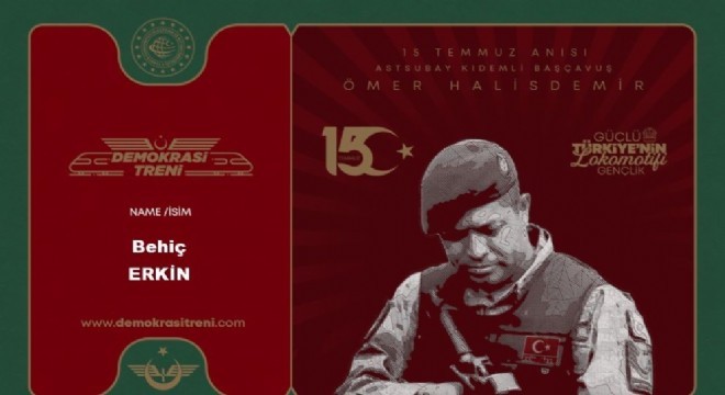 TCDD'den Milli dirilişe vefa