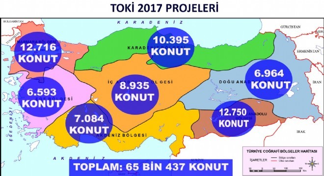 TOKİ Erzurum'da bin konut inşa edecek