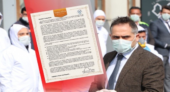 Uçar'dan vatandaşa mektuplu korona önerisi