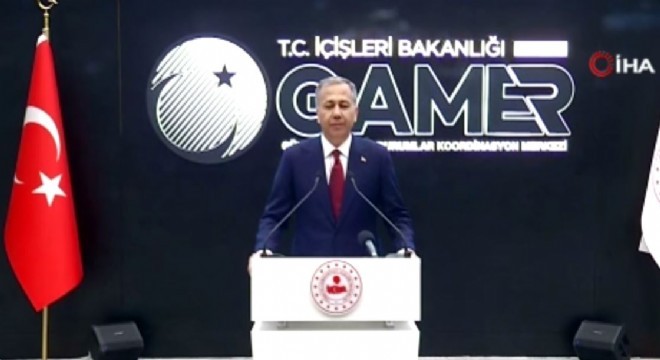 Yerlikaya'dan huzur ve güven mesajı